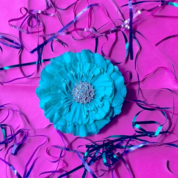 💐 TIEKS BLUE FLOWER 💐 - Picture 1 of 16